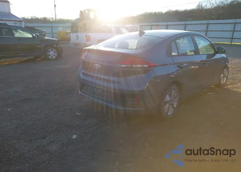 2019 Hyundai Ioniq Hybrid Blue from USA, damaged, VIN KMHC65LC3KU113964